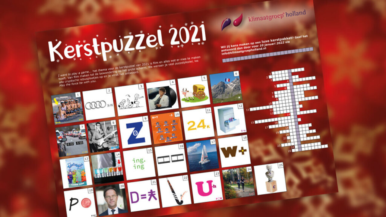 Hij is er weer: de kerstpuzzel!