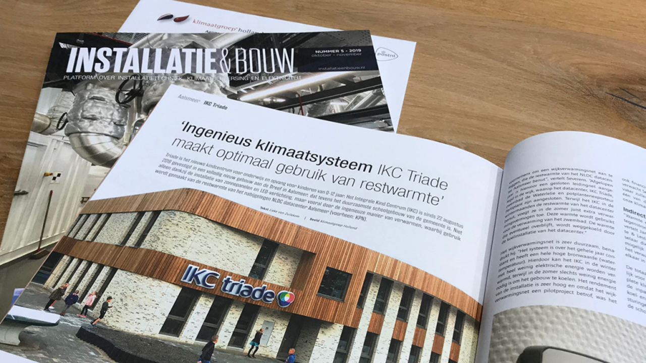 Ingenieus klimaatsysteem IKC Triade in magazine Installatie & Bouw