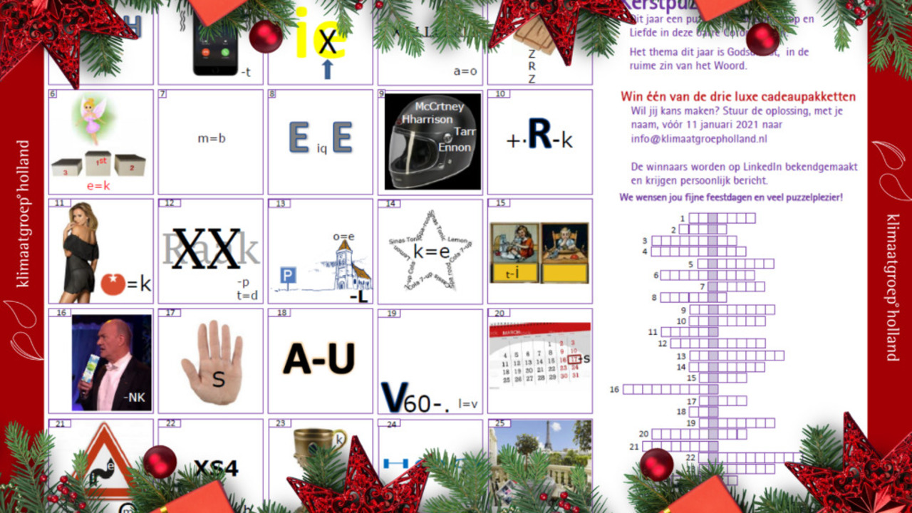 Los jij de Kerstpuzzel van 2020 op?