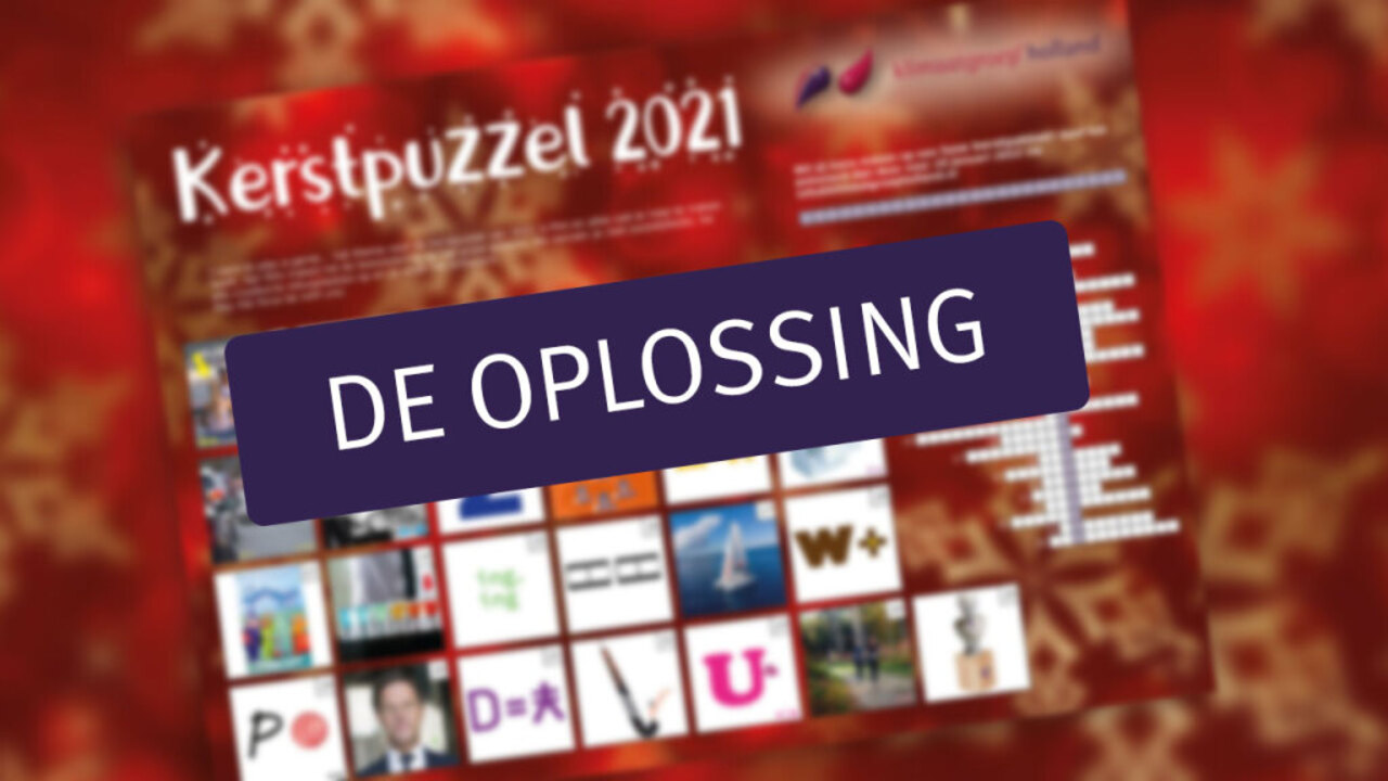 Oplossing van de Kerstpuzzel 2021