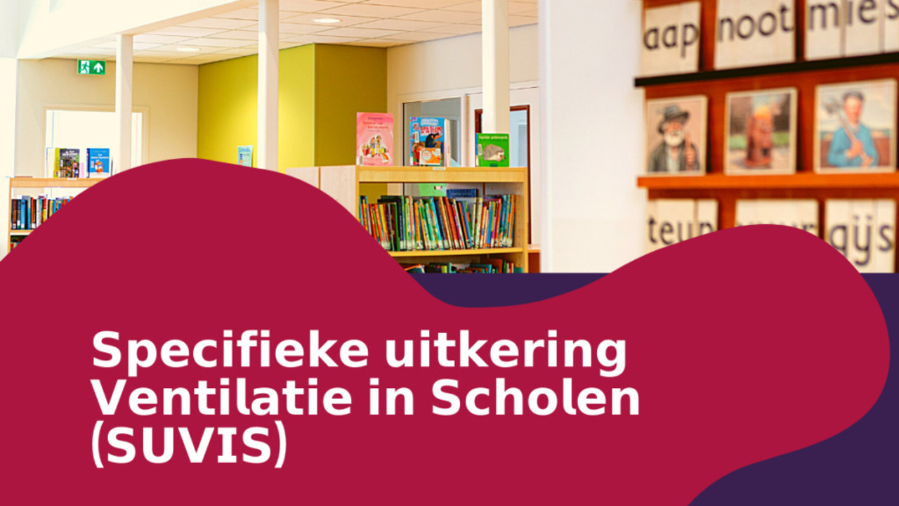 Specifieke Uitkering Ventilatie In Scholen (SUVIS) is live!